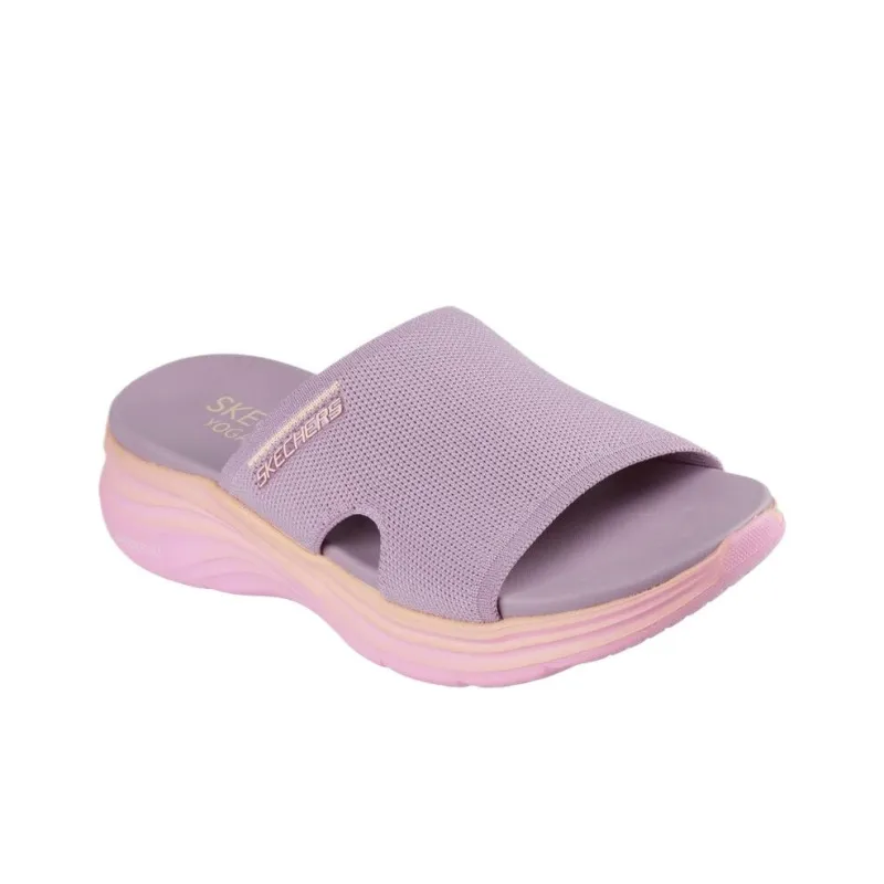 Skechers Vapor Foam Slide Slippers Women's Pink-2