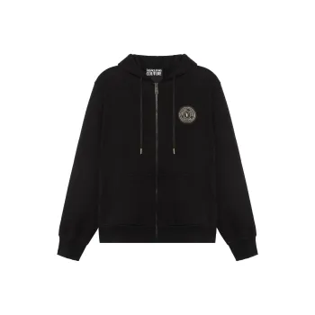 VERSACE JEANS COUTURE Logo print Cotton Hoodie