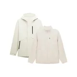[Combination Men's]Birch White Windbreaker Jacket+Ivory White Liner (Women's Suggestion: Size Down 2)