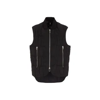 EMPORIO ARMANI Vests Men Black