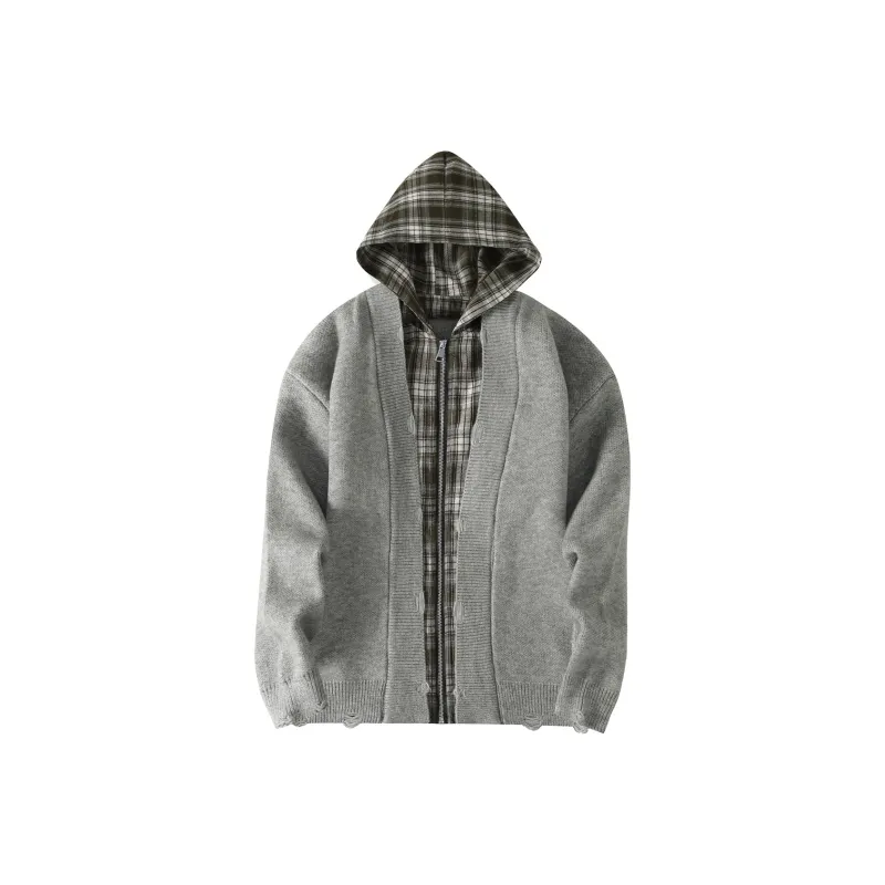 Poshbrain Knitwear Unisex Gray Coffee-0