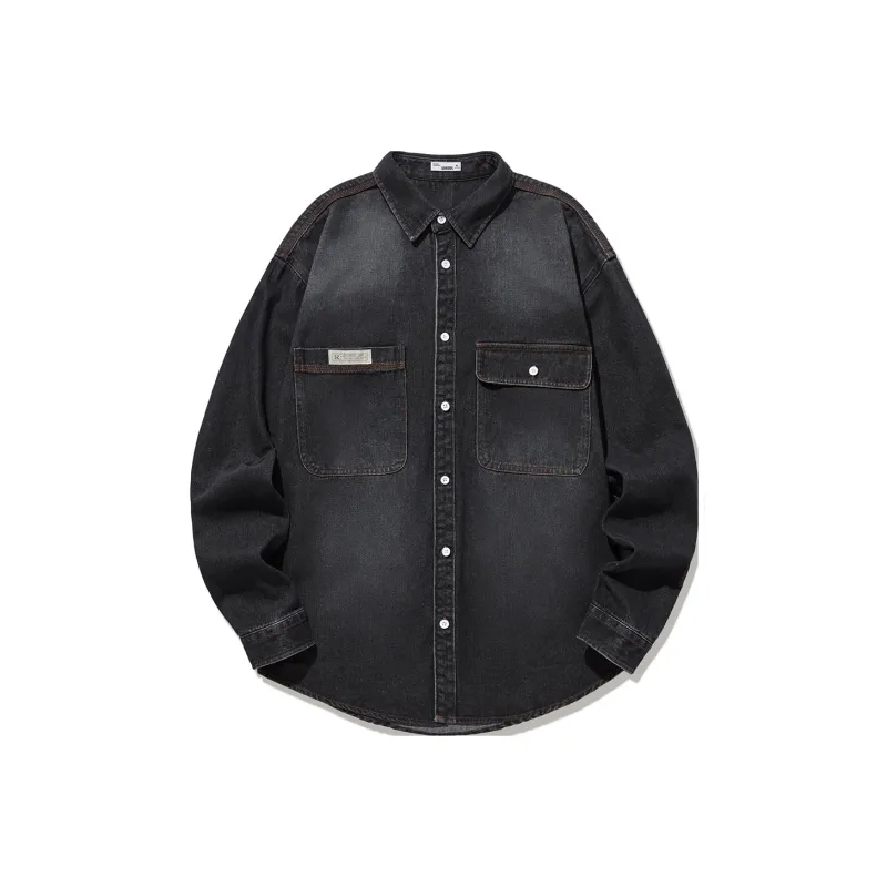 GUKUUL Loose Fit Denim Jacket Unisex-0