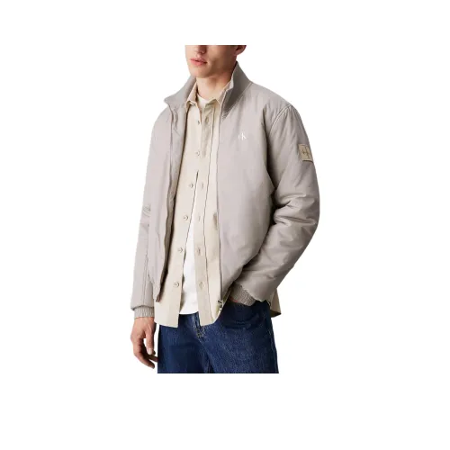 CALVIN KLEIN Jackets Coats Europe Version Men's Flint Gray