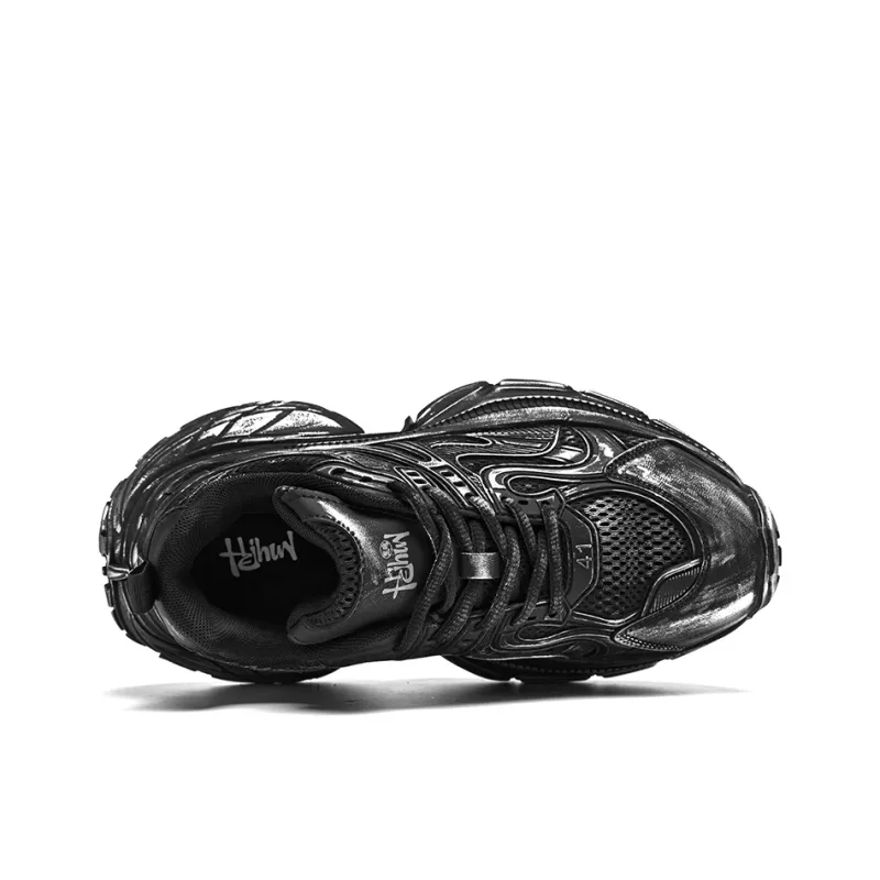 BLVCK PARIS Dark Night Series Low Top Chunky Sneakers Unisex-3