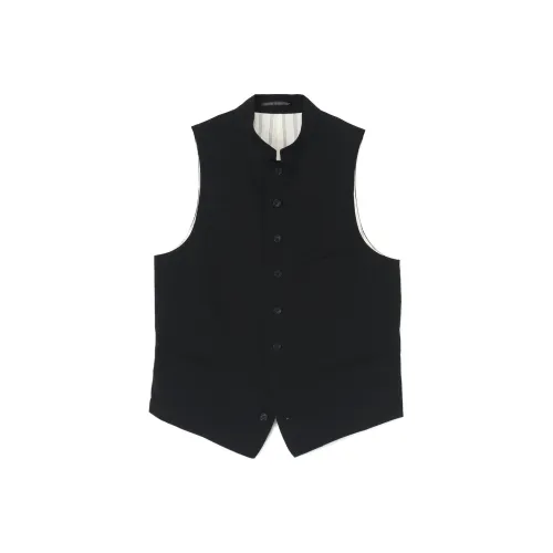 Yohji Yamamoto Pour Homme 블랙 남성 조끼