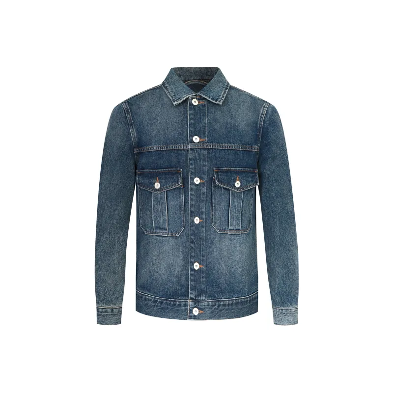 23R+ Denim Jackets Men Blue-0