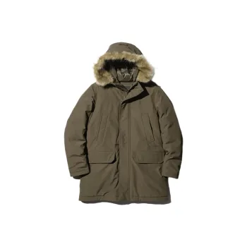 UNIQLO Down Jackets Men Olive