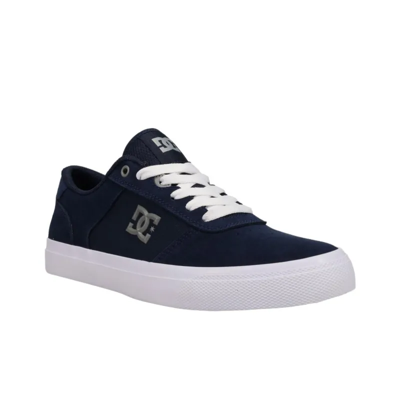 DC Shoes Teknic Low Top Skateboard Shoes Men's Dark Blue-2