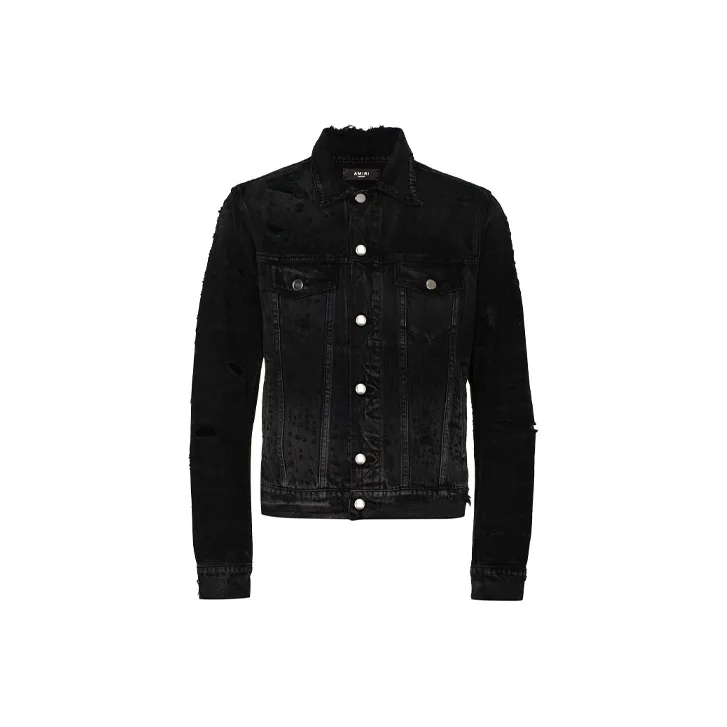 AMIRI Denim Jackets Men Black-0