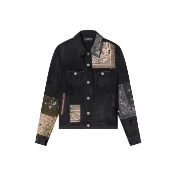 AMIRI Bandana Art Patch Trucker
