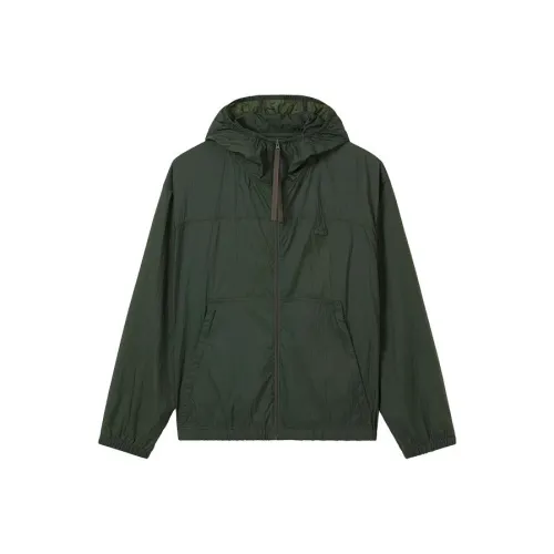 LACOSTE SS25 Jacket Men's Stone Black Green
