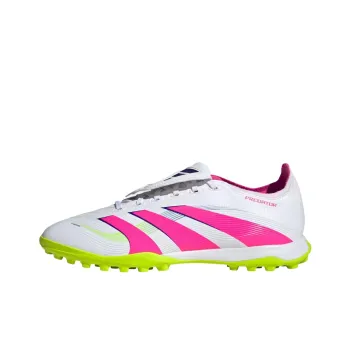 Adidas PREDATOR LEAGUE Anti Slip Wear Resistant Soccer Shoes Unisex White Pink