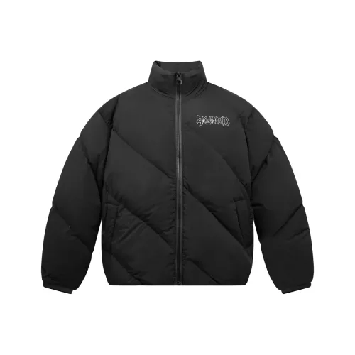 404MOB GANG Down Jacket Unisex Black