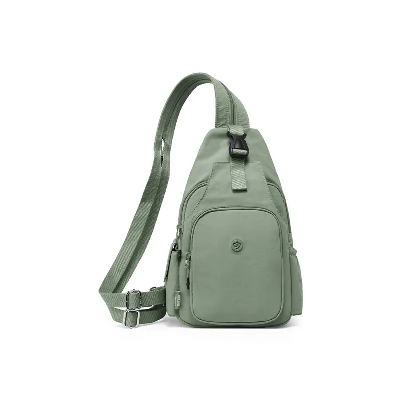 Gerlanx Nylon Fabric Double Shoulder Sling Bag Medium Size Women's Multicolor-9