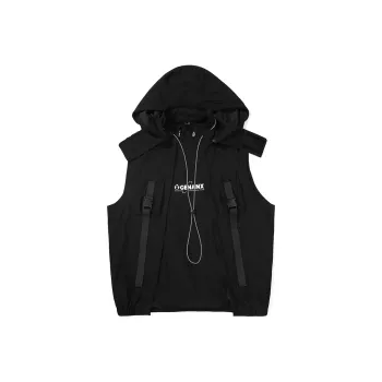 GENANX Vests Unisex Black