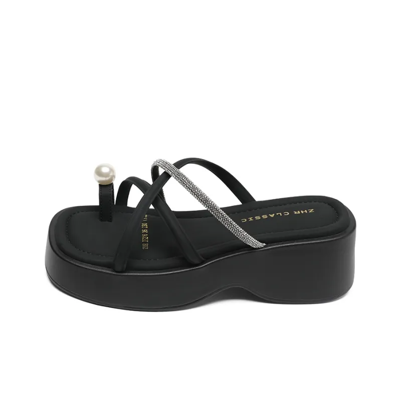 ZHR PVC Polyvinyl Chloride Odor Resistant Slide Slippers Women's-6