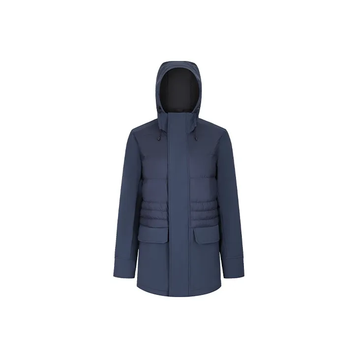 Canada Goose Breton Series Down Jacket Men's Dark Blue-0