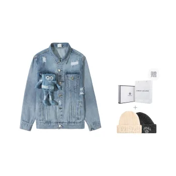 Charlie Luciano Denim Jacket Unisex Blue