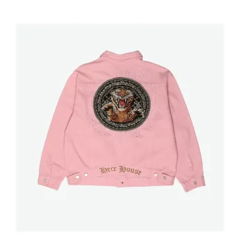 TCH Denim Jackets Unisex Pink
