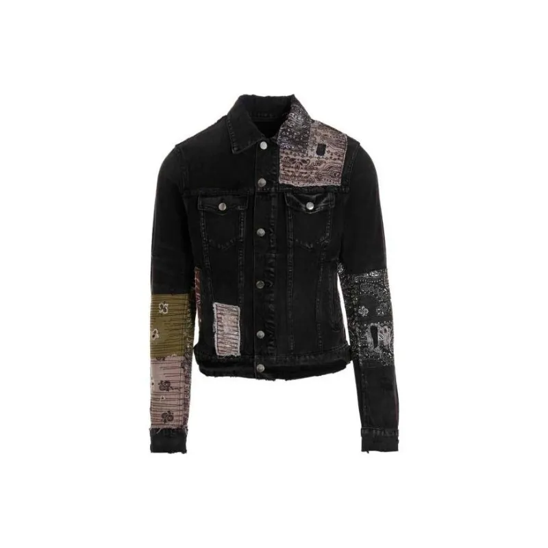 AMIRI Denim Jackets Men Black-0