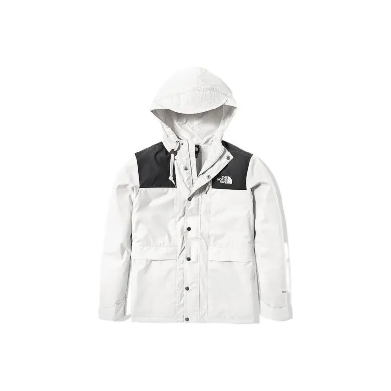 THE NORTH FACE City Outdoor Collection Wind And Water Repellent Jacket Men's White-0