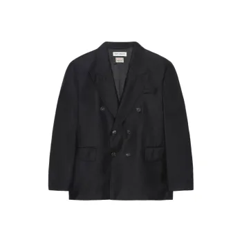 Stussy X Our Legacy Work Shop Unconstructed Double Breasted Blazer