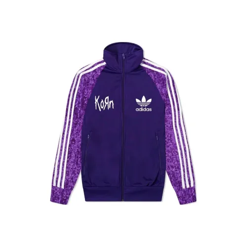 Adidas Originals tokyo Adidas Originals X Korn Co branded Series Jackets Unisex Purple
