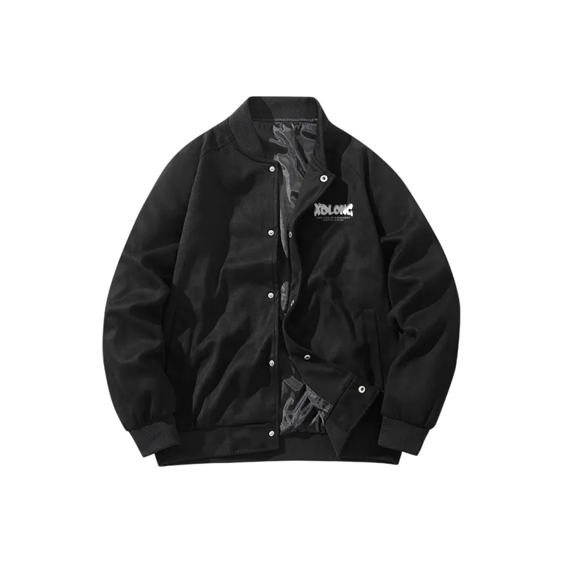 XIDELONG Jackets Coats Unisex Gray-7