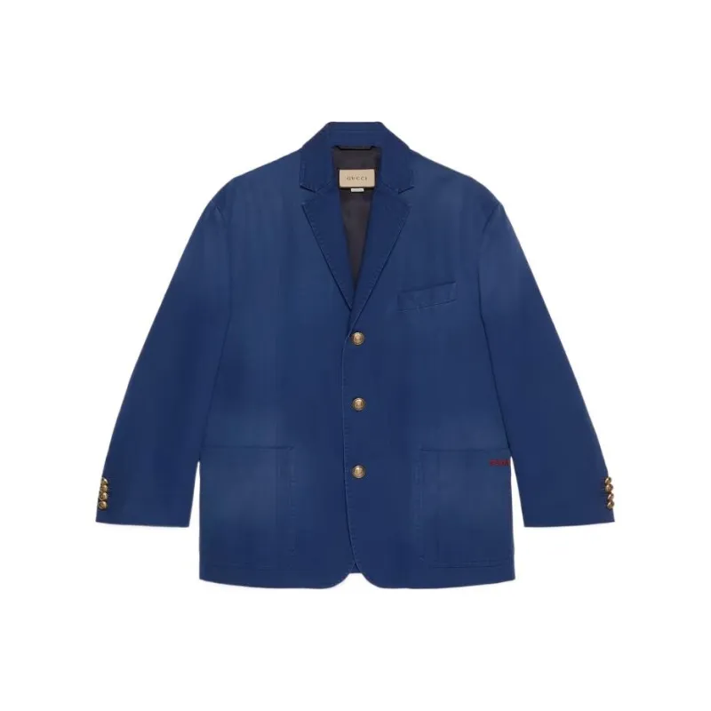 GUCCI Business Suits Men Blue-0
