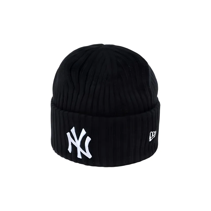 New Era Nylon Beanies Unisex Black-3