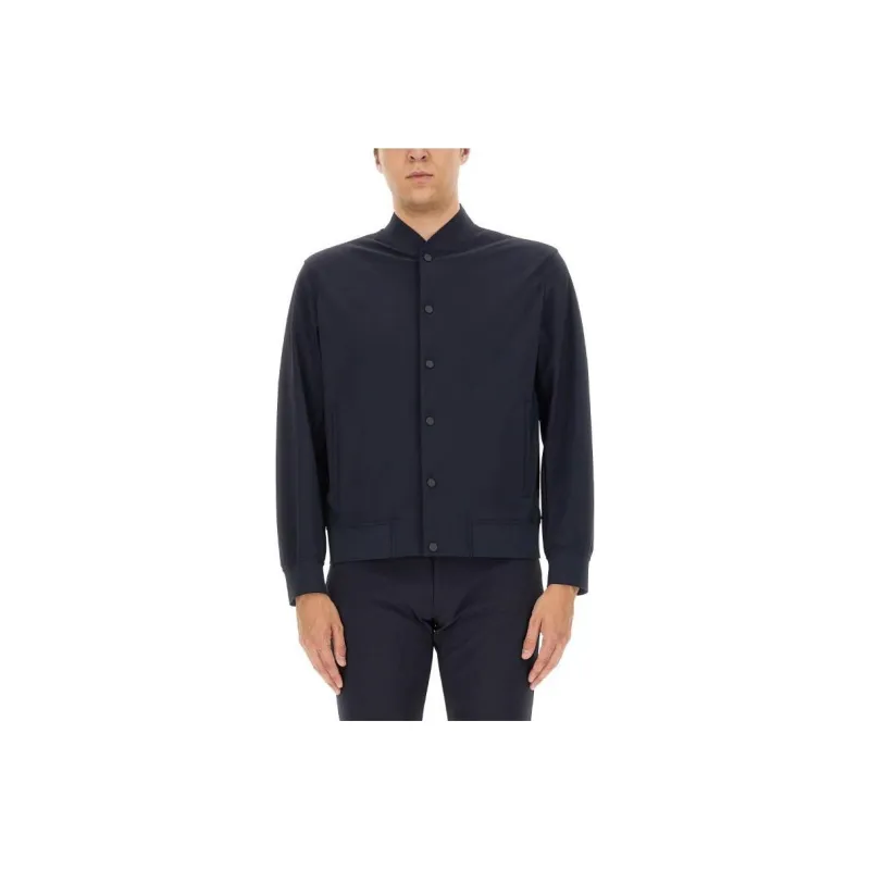 THEORY Murphy Long Sleeved Bomber Jacket-0