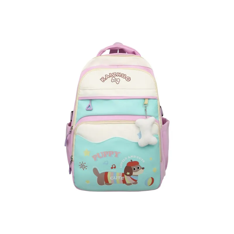Alcohol Dragon Nylon Backpack Women's Multicolor-28