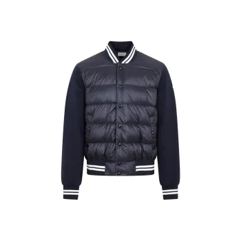 Moncler Contrasted Padded Varsity Jacket
