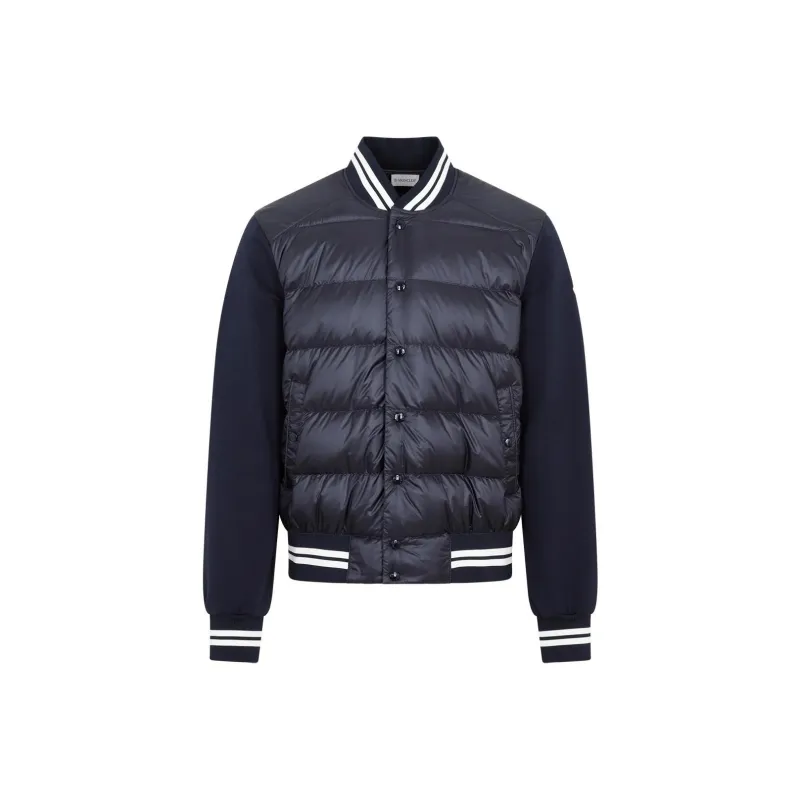 Moncler Contrasted Padded Varsity Jacket-0