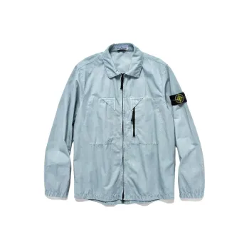STONE ISLAND Jackets Coats Unisex Light Blue