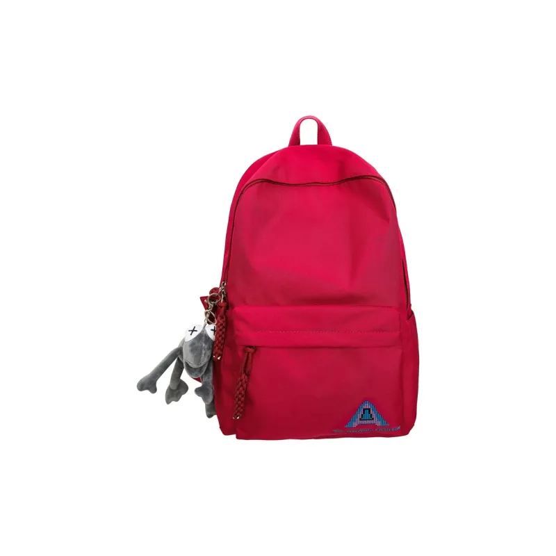 OUZIHUANG Nylon Backpack Regular Unisex Black/Green/Dark Blue/Red/Light Green-7