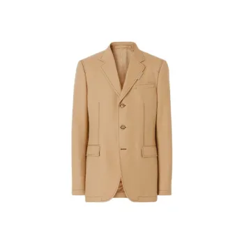 Burberry Business Suits Men Camel