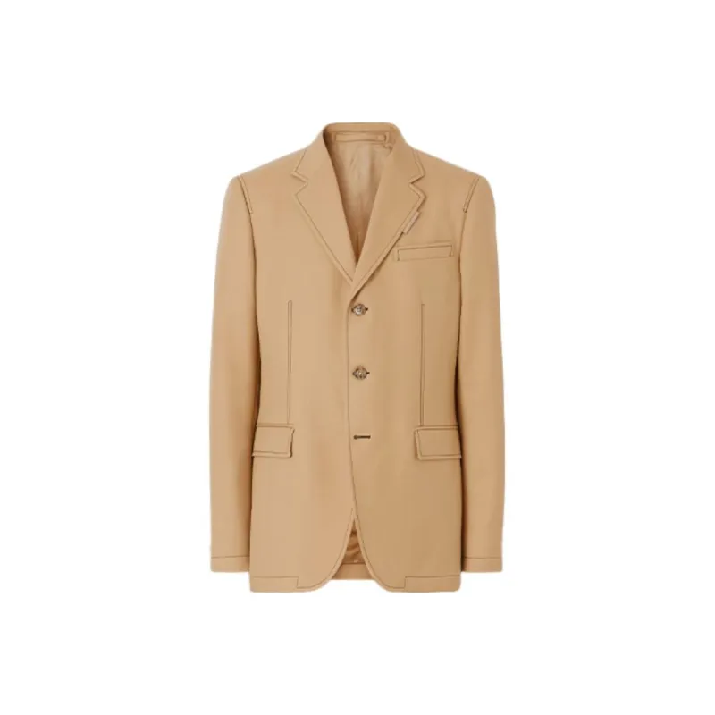 Burberry Business Suits Men Camel-0