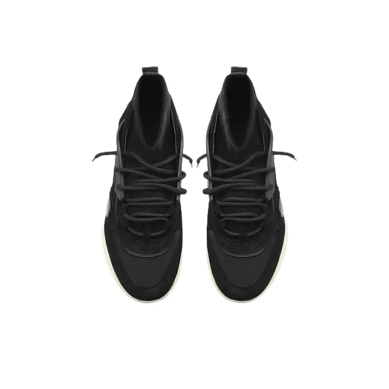 REPRESENT Terrier High Top Casual Shoes Men's Black-3