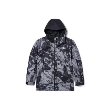 THE NORTH FACE Water Resistant Windbreaker Jacket Men's Asphalt Gray