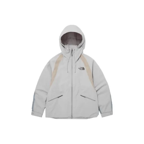 THE NORTH FACE SLOPE Waterproof And Windproof Windbreaker Jacket Unisex Gray White