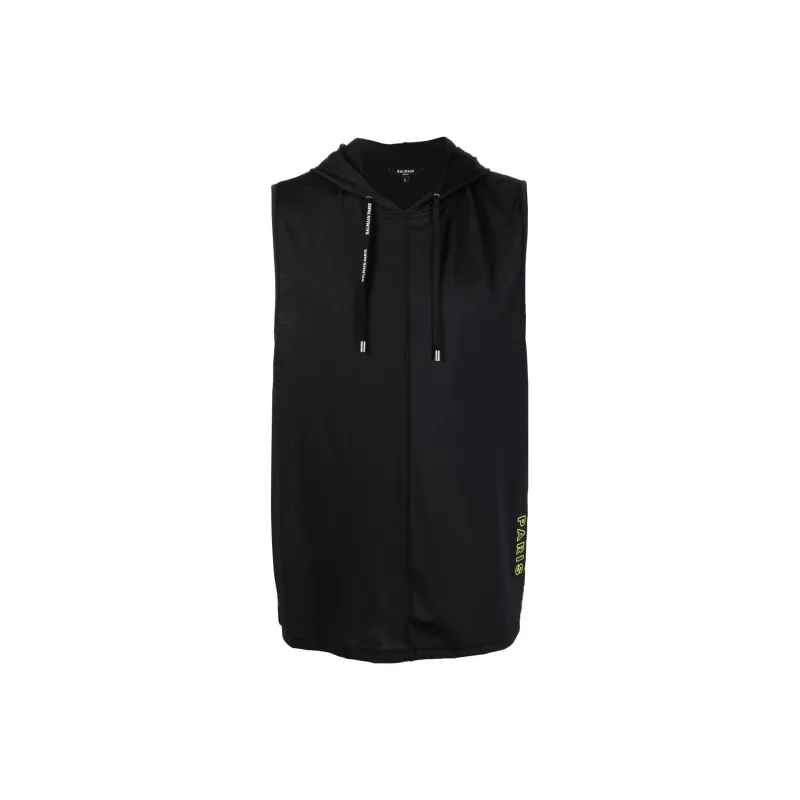 BALMAIN Vests Men Black-0