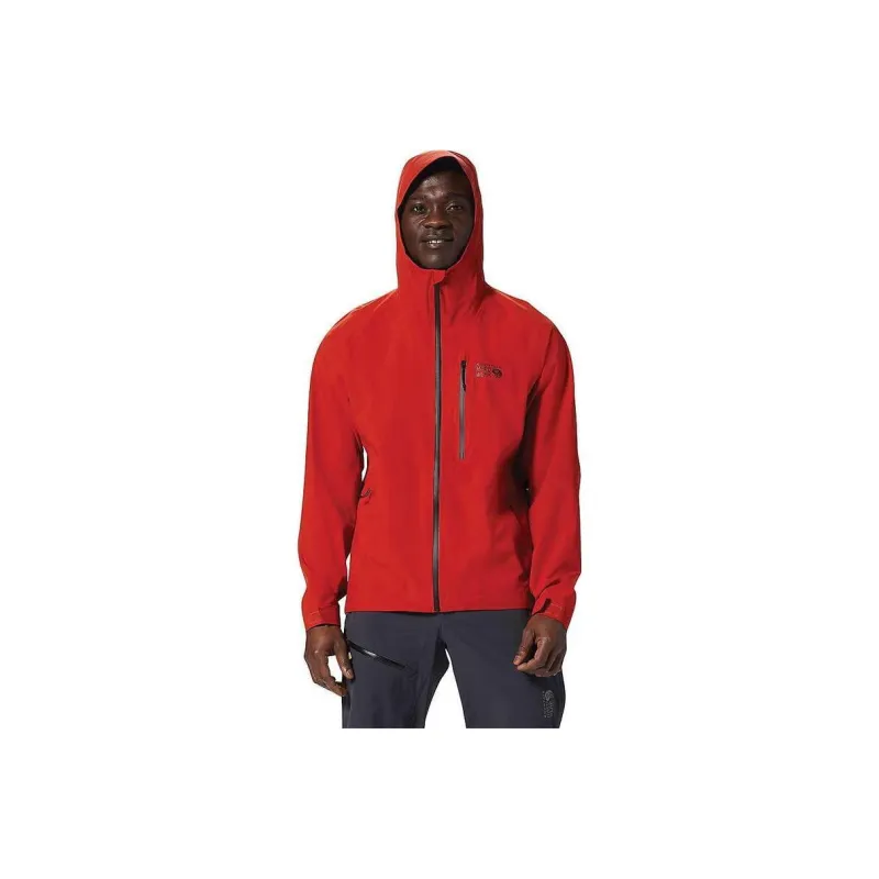 MOUNTAIN HARDWEAR Hiking Waterproof And Breathable Super Light Windbreaker Jacket Men's-8