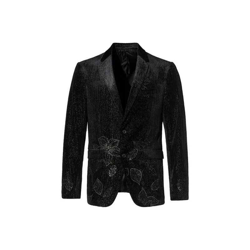 ANDREW MACKENZIE FW23 Business Suit Men's Black Gray-0