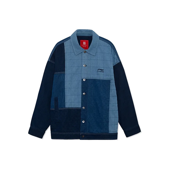LiNing Denim Jackets Men Blue-0