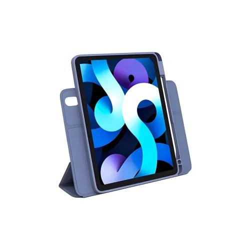 QUWEIKA Magnetic Book Style Anti Bend Detachable Compatible With IPad Acrylic Flat Protective Case