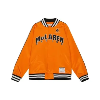 Mclaren X Mitchell Ness M&N X McLaren Co-branded Series Jackets Unisex Orange