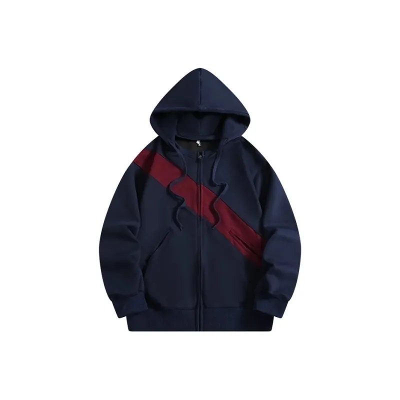 MAURRGOOU Sweatshirt Unisex Blue Black-0
