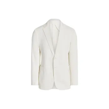 Polo Ralph Lauren Kent Hand-Tailored Twill Suit Jacket Business Suit Men's White