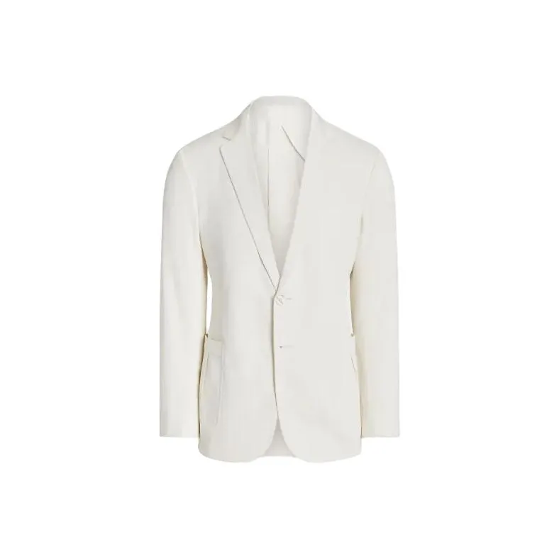 Polo Ralph Lauren Kent Hand-Tailored Twill Suit Jacket Business Suit Men's White-0